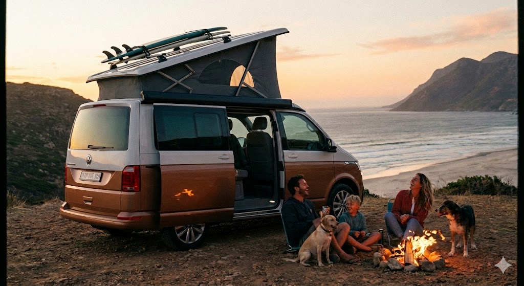 Campers listas para salir de viaje